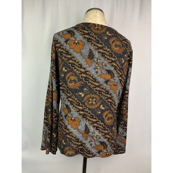 Medium Truworths Women's Boho Chic Beaded V-Neck Shirt South Africa Rayon - Picture 8 of 9